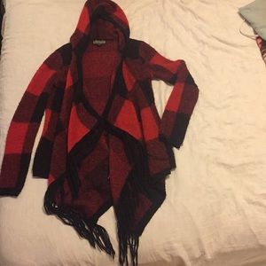 Plaid Cardigan
